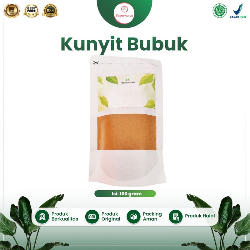 

☘️Segerwaras☘️ Kunyit Kuning Bubuk 100% Asli Tanpa Campuran Membantu mengendalikan diabetes