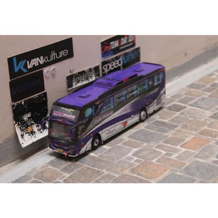 MUST HAVE MAINAN PAPERCRAFT BUS SKALA 1:50 SJM RATU MAHER TERBARU