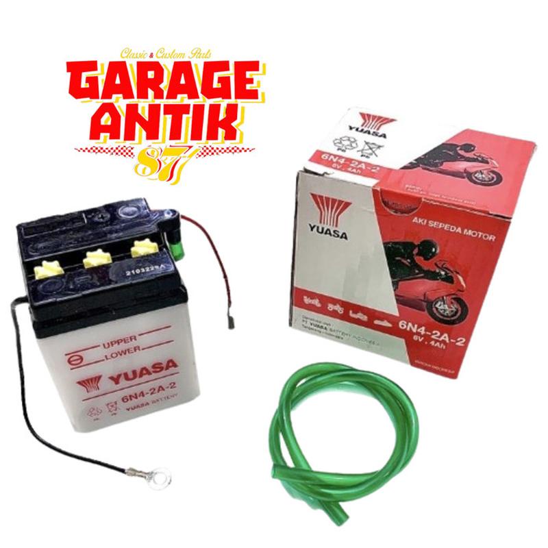 Aki accu honda win 100 win100 6v motor clasik vintage