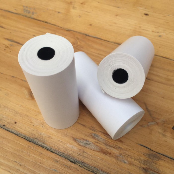 

Terlaris Kertas Thermal Stiker / Label 80Mm X 6M - 80 Mm X 6M
