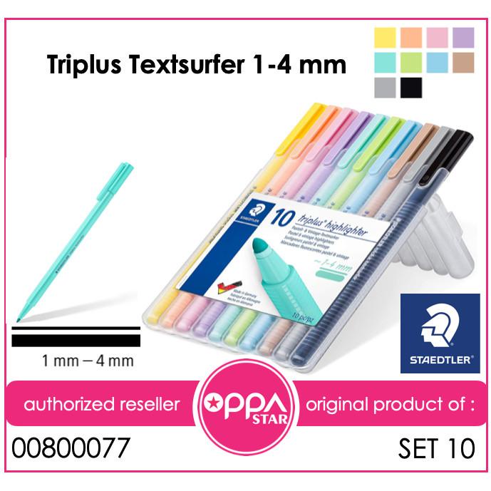 

PEN HIGHLIGHTERS TRIPLUS TEXTSURFER 362 STAEDTLER SET 10 - 00800077