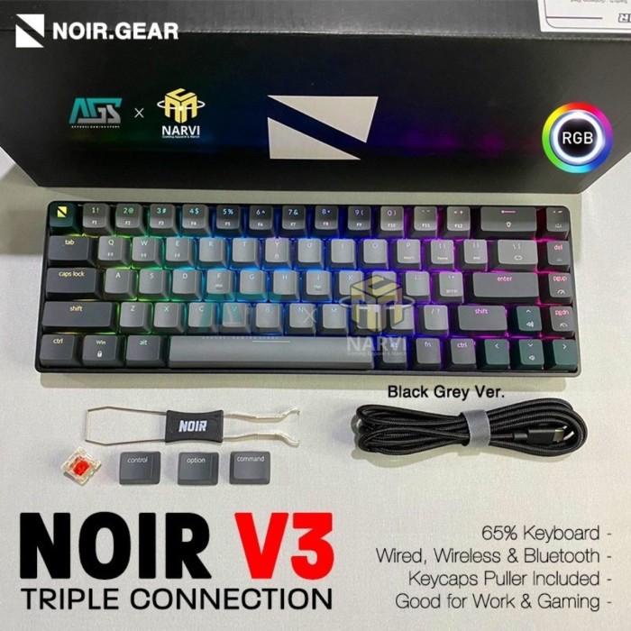 NOIR N1 V3 65% WIRELESS WIRED BLUETOOTH MECHANICAL - GAMING KEYBOARD