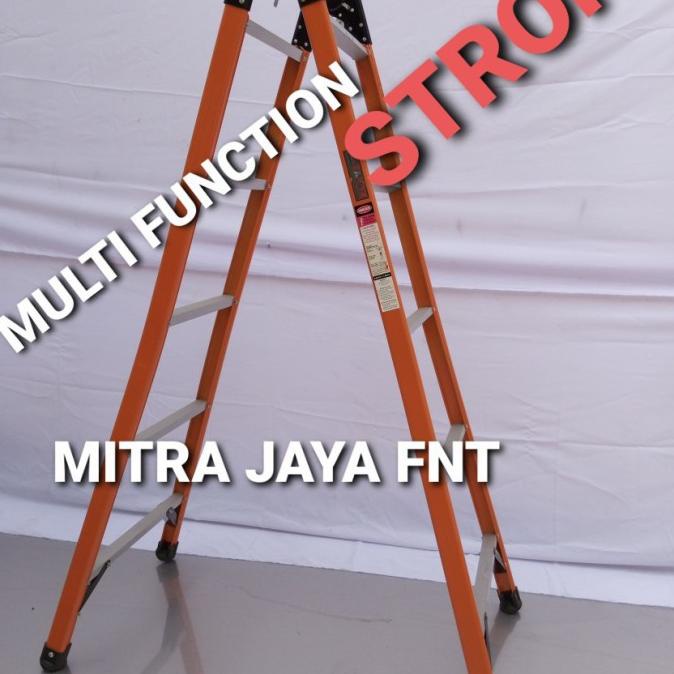 Tangga Lipat 1.5 M // Tangga Aluminium 2 Fungsi // ,