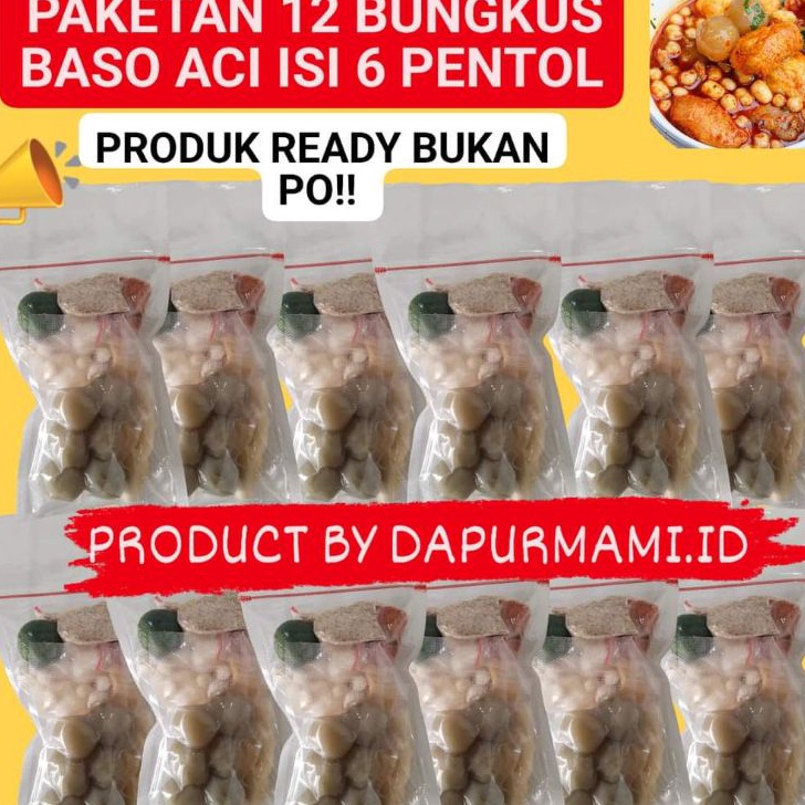 

MGHG9507 5.5 COD BASO ACI 12 PCS (12 BUNGKUS) BASO ACI MINI ISI 6 SUDAH DIVACUM