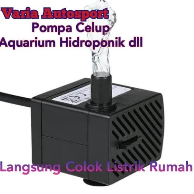 BAYAR DITEMPAT Pompa Air Celup Mini AC EU Plug 220V Submersible Pump