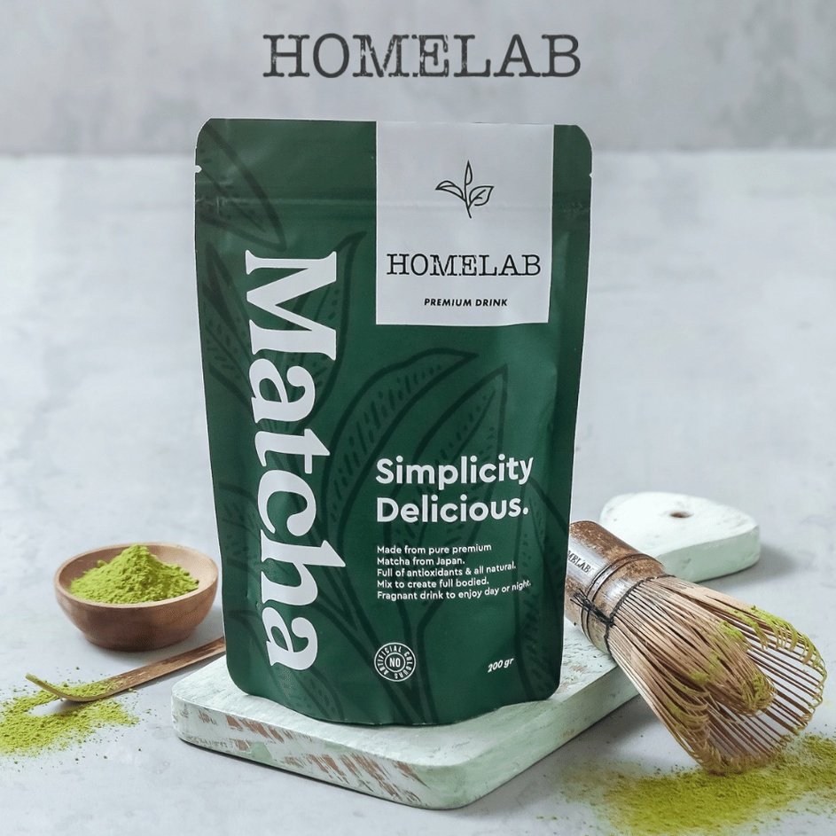 

Model Terkini Homelab Bubuk Minuman Matcha Premium / Greentea Matcha Powder - 200 Gr ➵➭✬