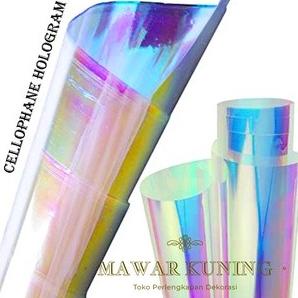 

Sale 6.6 [ 15 Lembar & 1 Roll ] Cellophane Hologram Roll & 1 Pack