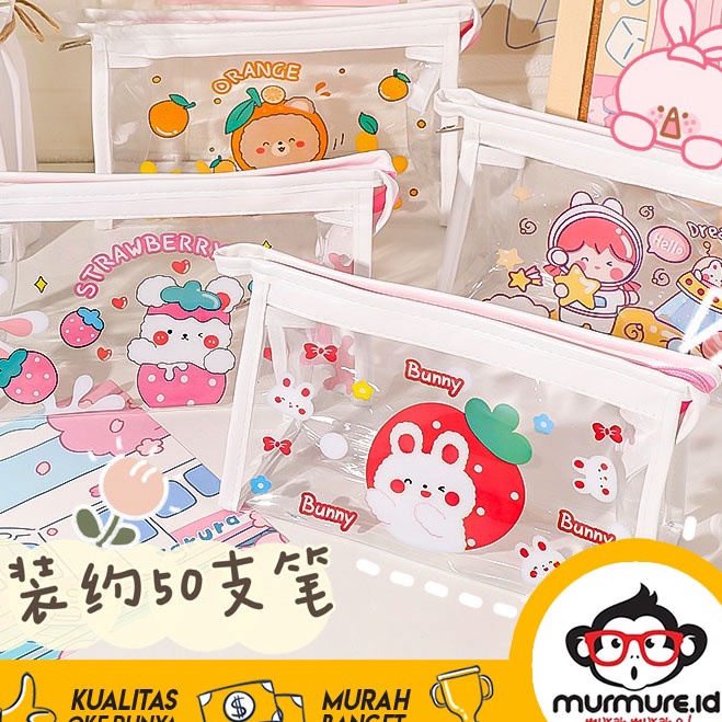 

GNRV7081 Diskon !! MURMURE.ID | TEMPAT PENSIL KARTUN TRANSPARAN POUCH SERBAGUNA TAS KOSMETIK TRAVEL MULTIFUNGSI ALA KOREA BG035