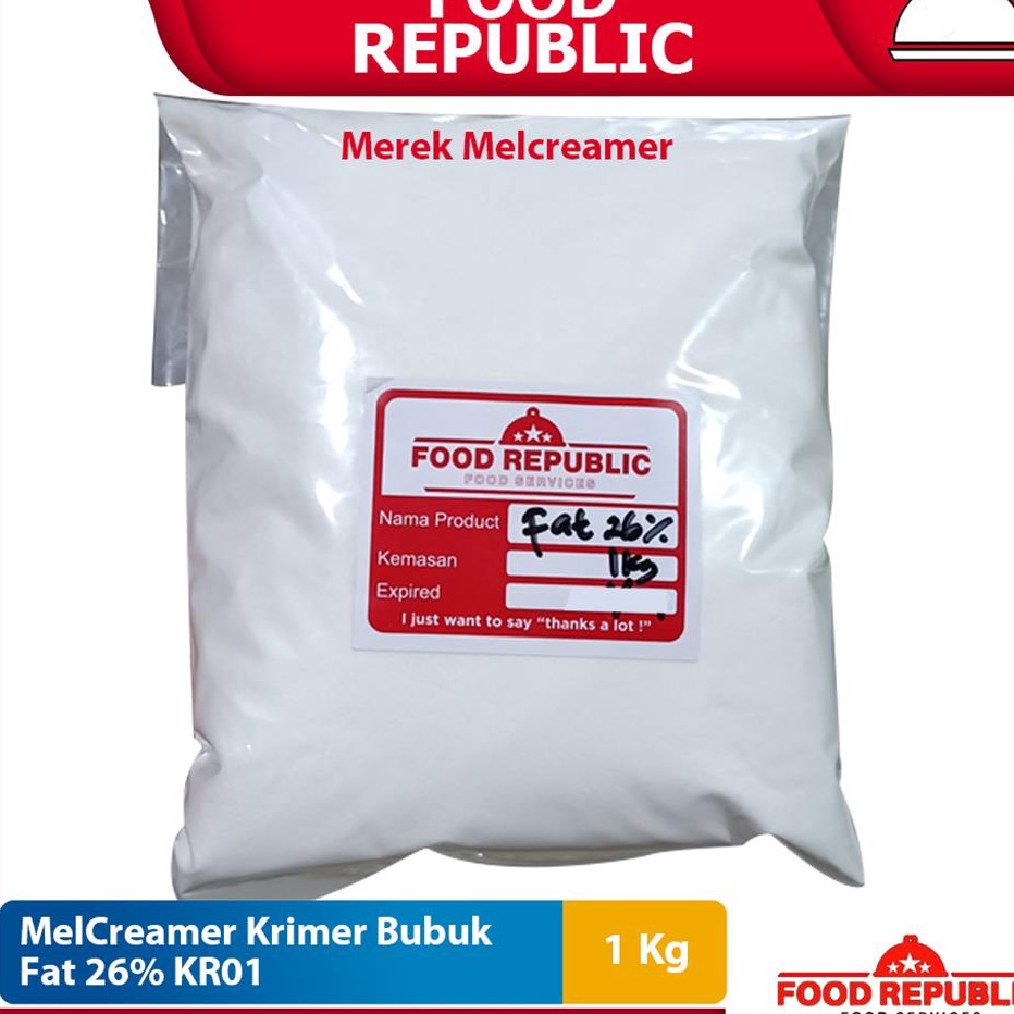 

Paling Popular KRIMER BUBUK - CREAMER POWDER 1 KG FAT 26% NON DAIRY HALAL ↔✢❅