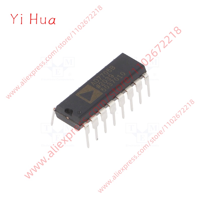 ❤1PCS New Original  AD7705BNZ Analog to Digital Converter DIP16 AD7705B