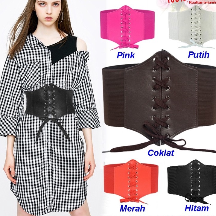 ️✔️✔️ Sabuk Wanita Obi Karet Women Belt Ikat Pinggang Fashion Gesper Cewek Korea Oby Besar Jumbo Big