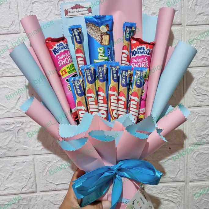 

Promo Bucket Snack Murah Buket Wisuda Kado Ultah