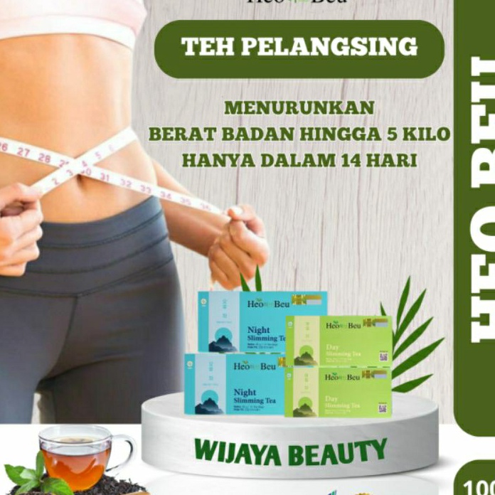 

パ XIII 12105 Heo Beu Original Slimming Tea Teh Pelangsing Herbal Penurun Berat Badan Alami Minuman Diet BPOM Tanpa Efek Samping ORIGINAL% ๒