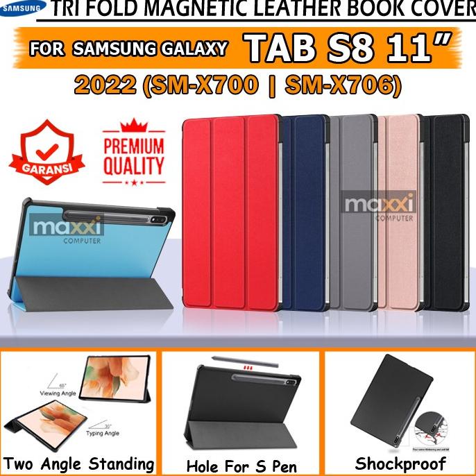 Terlaris Samsung Tab S8 11" Wifi Lte X700 X706 Flipcover Bookcover Case Casing