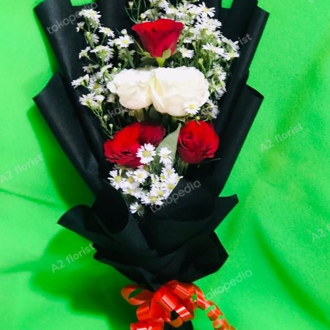 New Buket Bunga Wisuda | Bunga Mawar Asli | Bucket | Hand Bouquet | Bogor