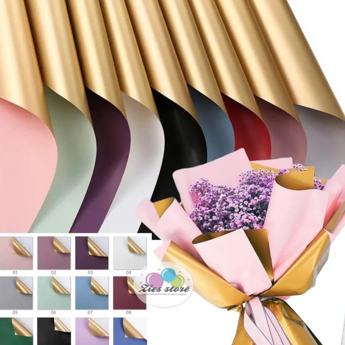 

6.6 Oy 2 Side Golden Isi 20 Kertas Bunga Buket / Flower Wrapping Paper