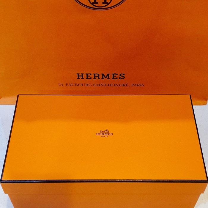 New Box & Paperbag Hermes Kelly Cut Pochette Authentic Bag Bags Ori