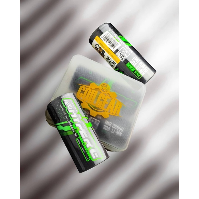 Ready Authentic CoilGear Hyper E IMR 26650 5000mAh 30A Baterai Battery Batre
