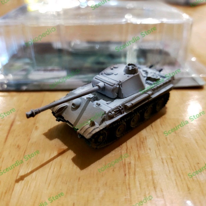 FLASH SALE DIECAST MILITER TANK WTM WORLD TANK MUSEUM PANTHER GERMAN 1:144 TERLARIS