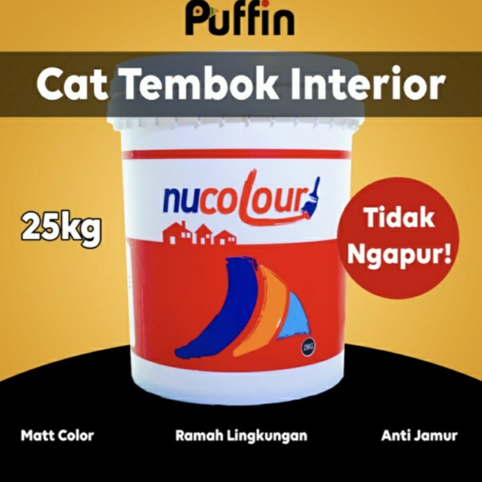 Terlaris Cat Tembok Interior Nucolour 25Kg No Ngapur