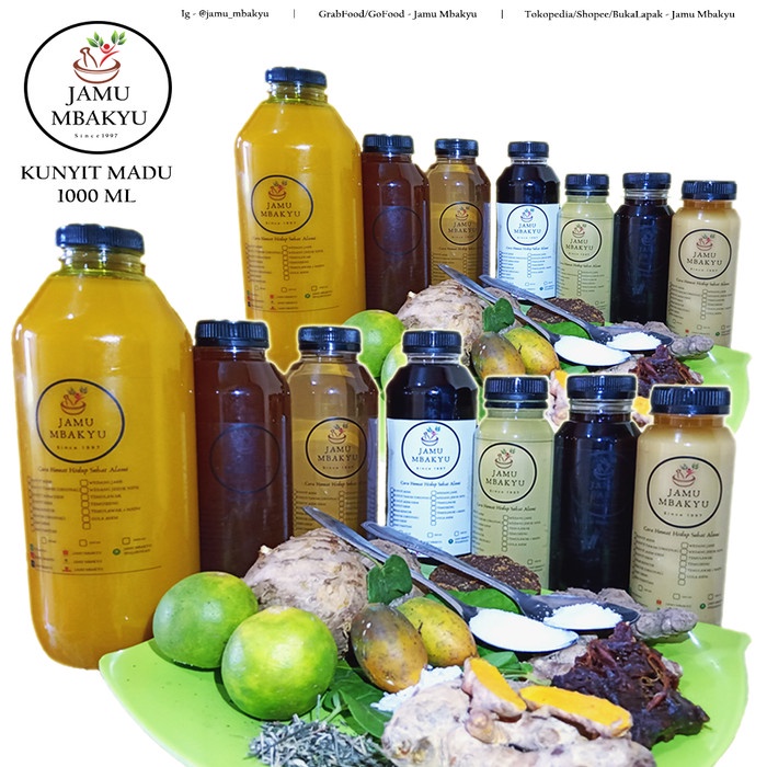 

Kunyit Madu 1000Ml Jamu Mbakyu
