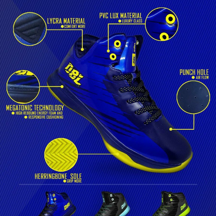 Fundamental 2 Sepatu Basket Ardiles Dbl