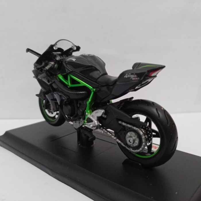 MUST HAVE DIECAST MOTOR KAWASAKI NINJA H2 R MAISTO 1:18 MINIATUR MOTOR NINJA H2R TERBARU