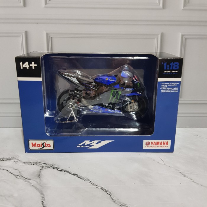PROMO MAINAN DIECAST MOTOR GP YAMAHA FABIO QUARTARARO - DIECAST MOTOR YAMAHA TERMURAH