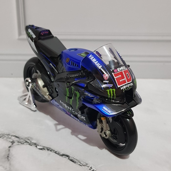 DISKON SPESIAL READY MAINAN DIECAST MOTOR GP YAMAHA FABIO QUARTATARO - DIECAST MOTOR TERBARU