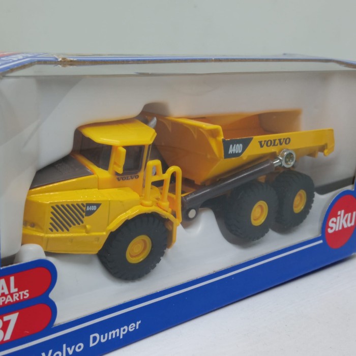 DISKON SPESIAL DIECAST CONSTRUCTION SIKU SUPER 1877 VOLVO DUMPER ORIGINAL TERBARU