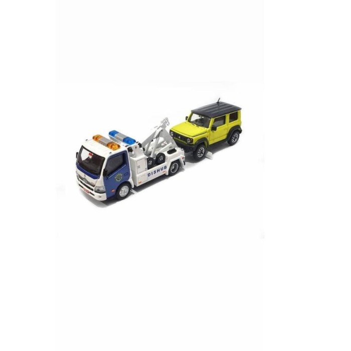 MUST HAVE DIECAST TRUK HINO 300 TOW TRUCK DISHUB INDONESIA TINY TERLARIS