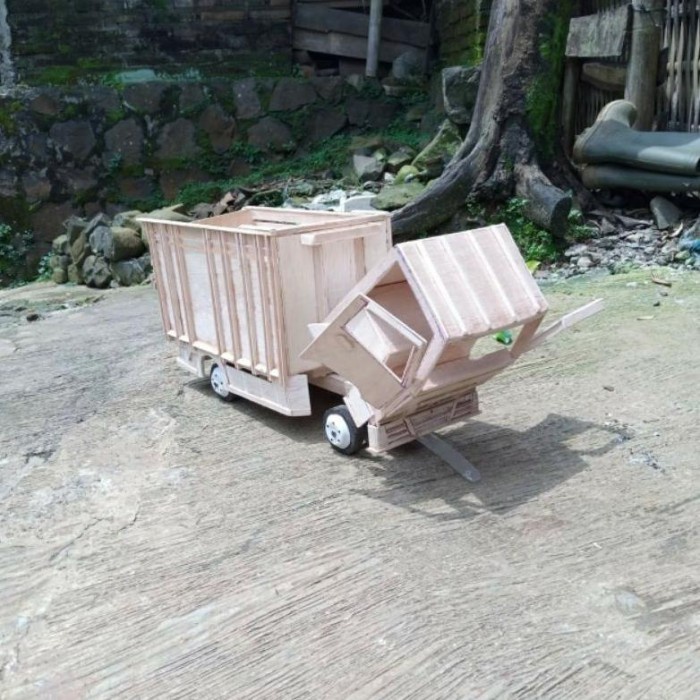 PROMO MINIATUR TRUK OLENG MENTAHAN / TRUK OLENG MENTAHAN KABIN JUNGKIT PINTU TERLARIS