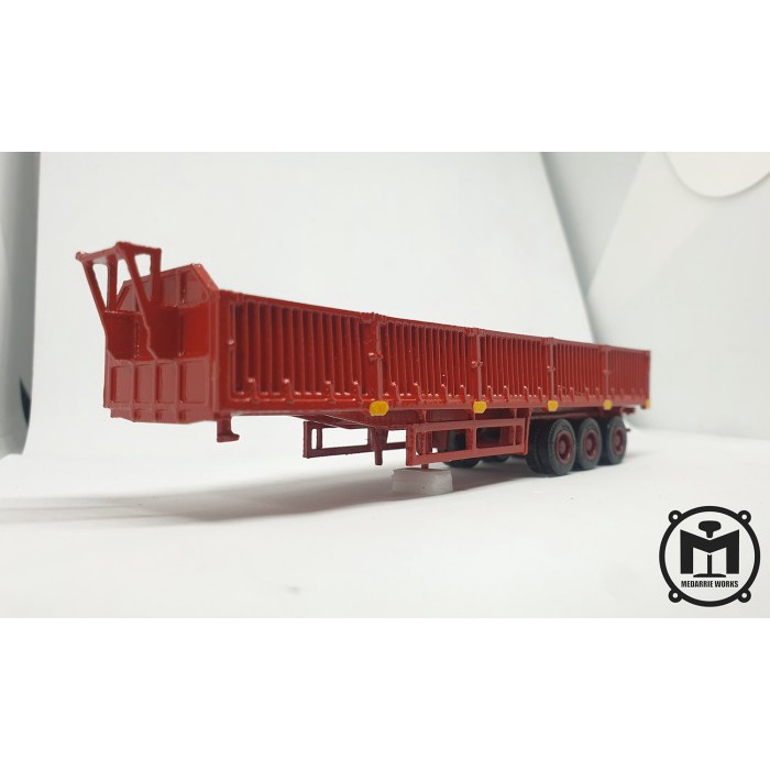 DISKON SPESIAL MINIATUR TRAILER TRUK MODEL SIBA SURYA HO SCALE 1/87 40FT TERMURAH