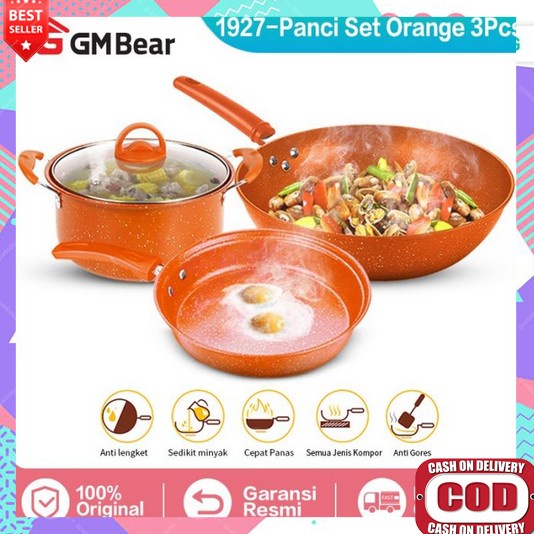 Panci Set Isi 5 Pcs Anti Lengket Promo 3 In 1 Stainless Tebal Murah Panci Kukus Dimsum Jumbo Penci T