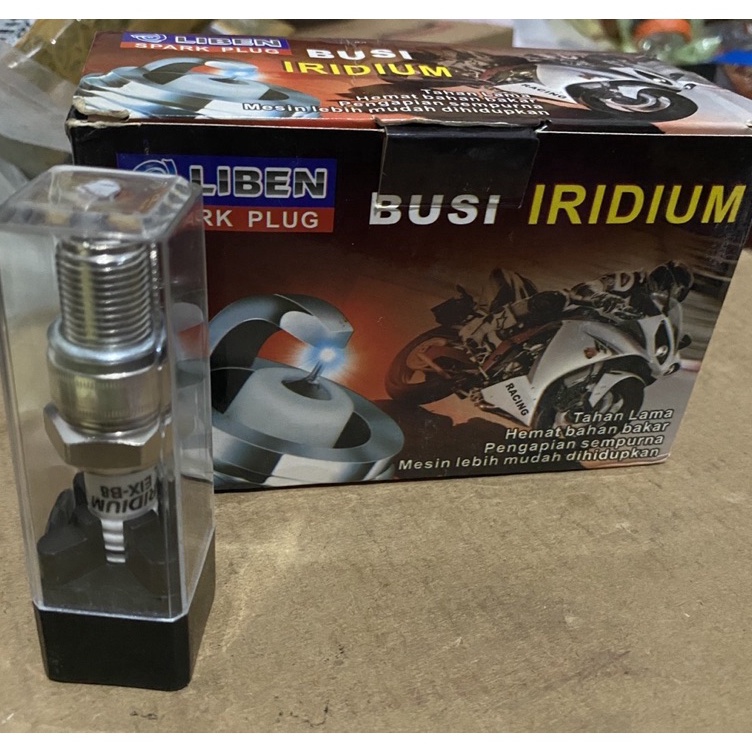 Stok Banyak BUSI IRIDIUM Racing BP5ES BP5 - LIBEN EIX B8 Ninja 2 Tak RXZ RZR RGR Satria 2 Tak Bestse