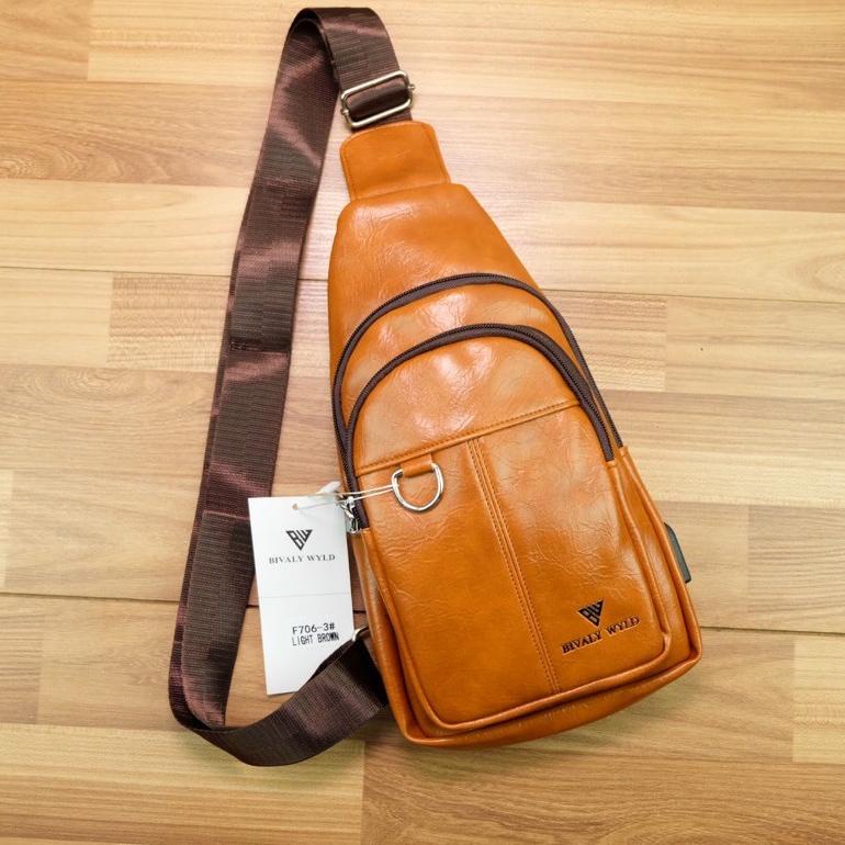 Arjun- TAS SLING BAG PRIA KULIT BIVALY WYLD F1706-3 Terupdate