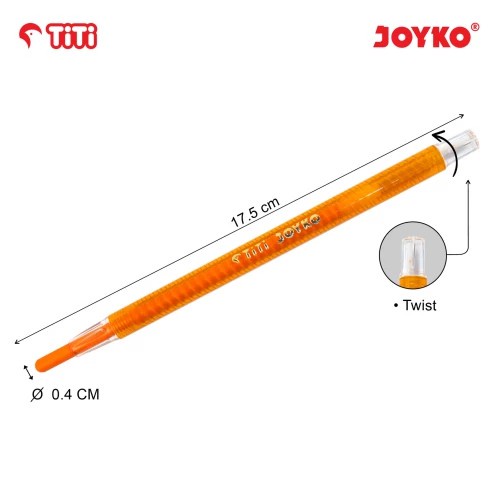 

GUH TWIST CRAYON KRAYON PUTAR JOYKO TITI TWCR-12S 12 WARNA COLORS F56