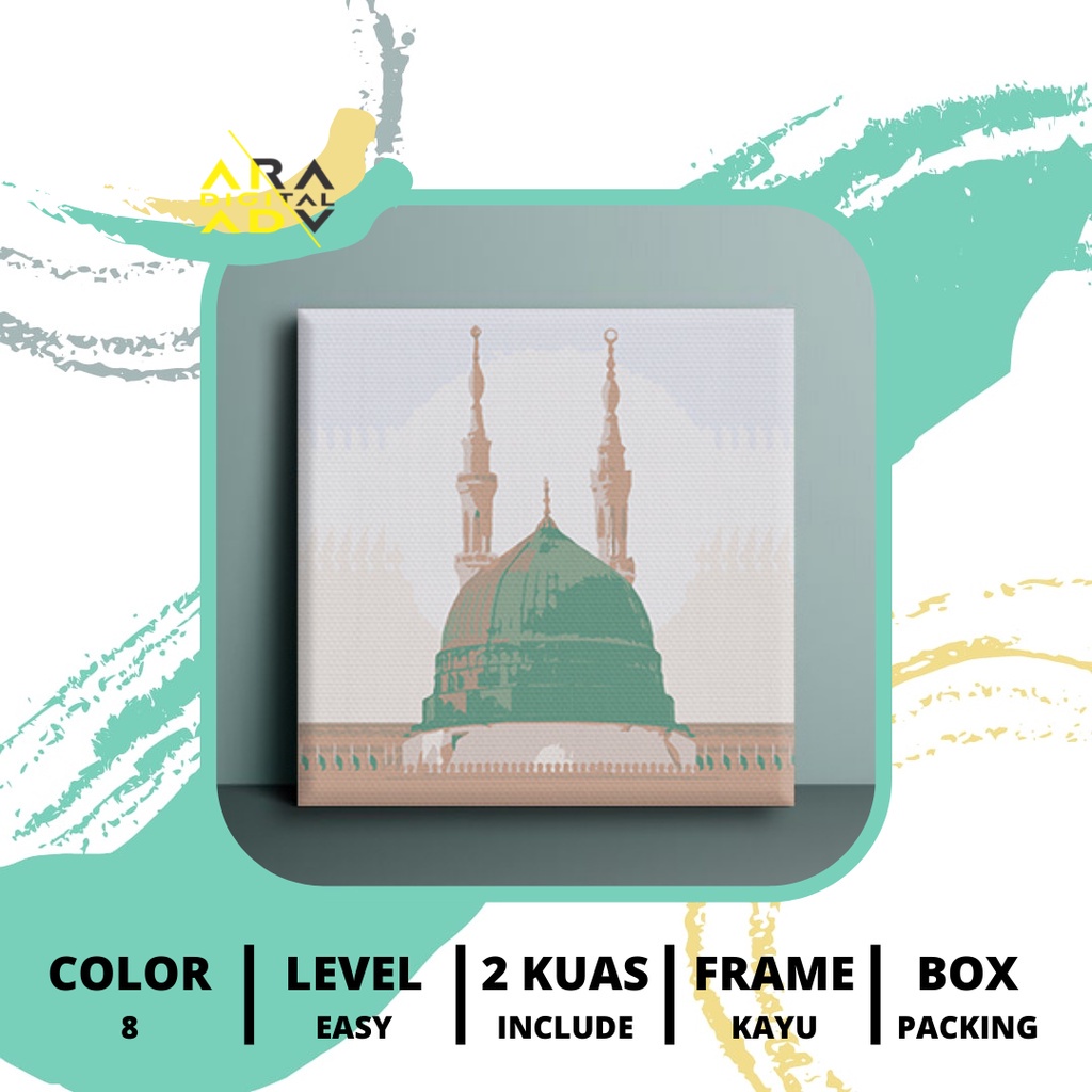 

AE1 ISLAMIC SERIES PAINT BY NUMBERS KIT I PAINTING I PAINTING BY NUMBER I KADO WISUDA I KADO UNIK