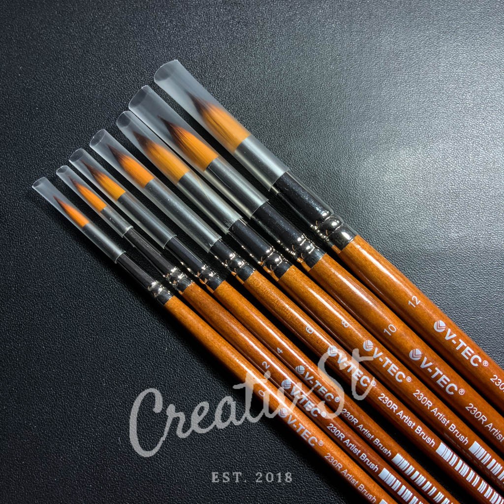 

I7A KUAS LUKIS 230R ROUND V-TEC ART BRUSH S8U