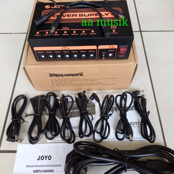 Terlaris Power Supply Joyo Jp04 Original Power Supplay Joyo Jp 04
