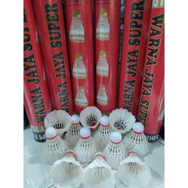 SHUTTLECOCK WARNA JAYA SUPER/KOK BULUTANGKIS/KOK MURAH