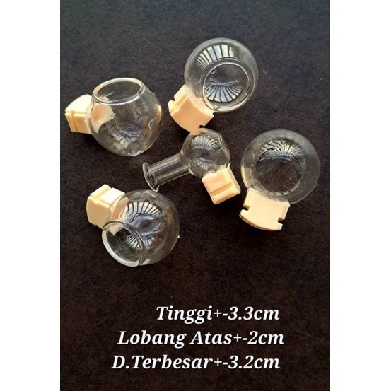 Cepuk Kaca Pleci, Kolibri set 5 Ori Cungkok