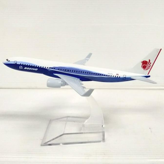 Pesawat Diecast Miniatur Lion Air Biru