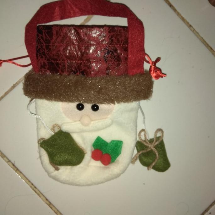 

hanya disini] goodie bag natal tas christmas mini bag serut