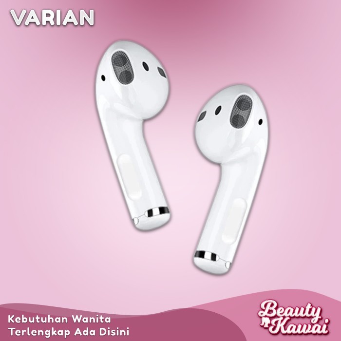 earphone wireless gaming Airpods TWS Pro5 Wireless Murah Rechargeable - white K7I4 earphone robot BE