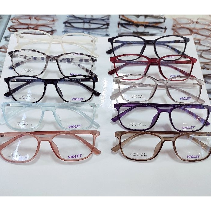 ✱New✱ KACAMATA LENTUR (free MINUS CYLINDER) FRAME KACAMATA BAHAN LENTUR/FLEXIBLE semi karet tr 90 sa