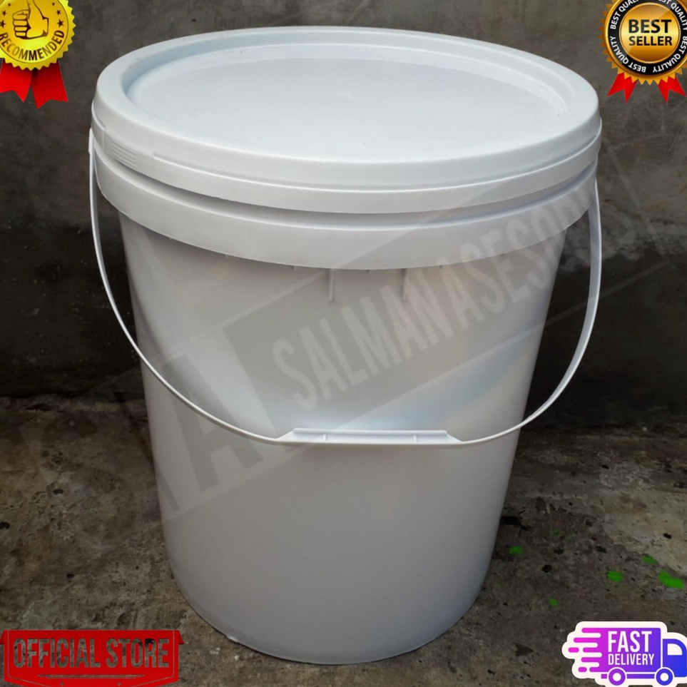 ¯ MA Ember Plastik Putih Polos 20 Liter / 25 Kg ❁ ♥