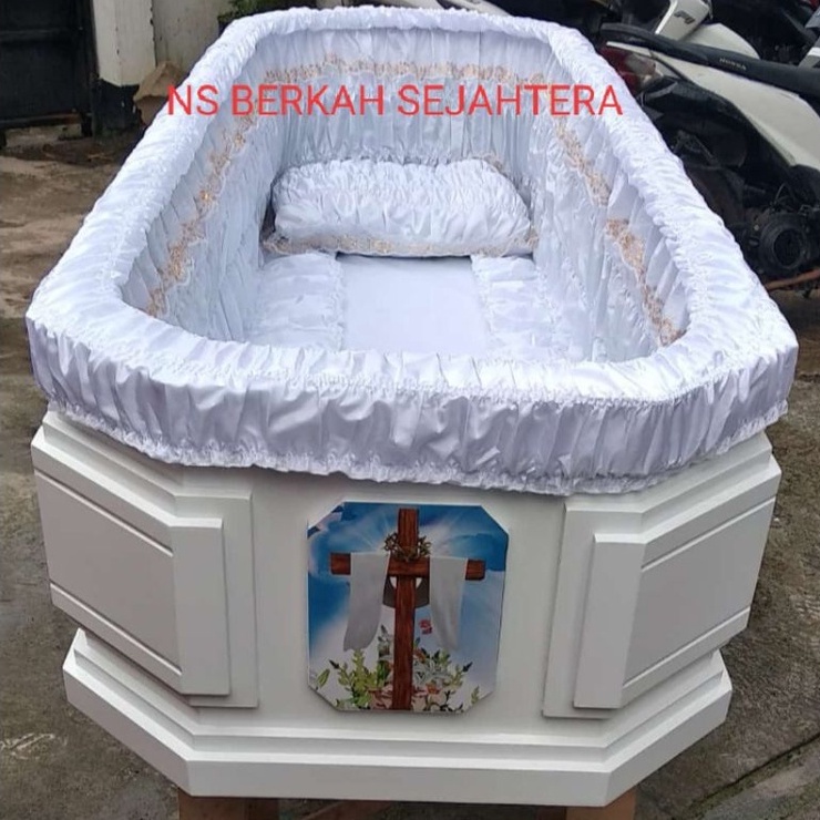 NEW STOCK. Kain Rajut/Kerut Peti Jenazah