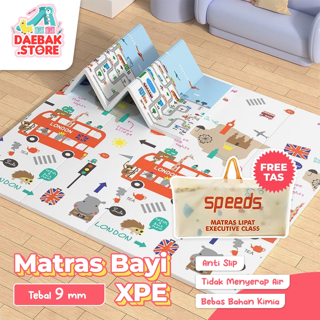 Daebak matras Karpet Lipat Playmat Bayi Karpet Bayi Matras Bayi Playmat Foam Lipat