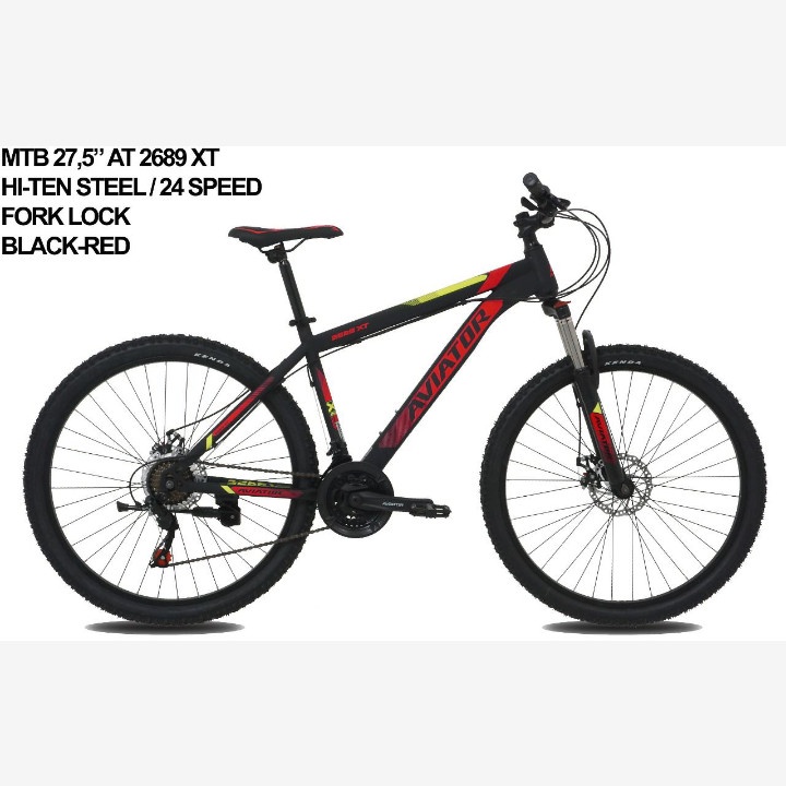 sepeda gunung 27,5" AVIATOR AT 2689 XT by PACIFIC FORK LOCK ORIGINAL